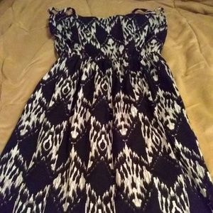 Black and white dress